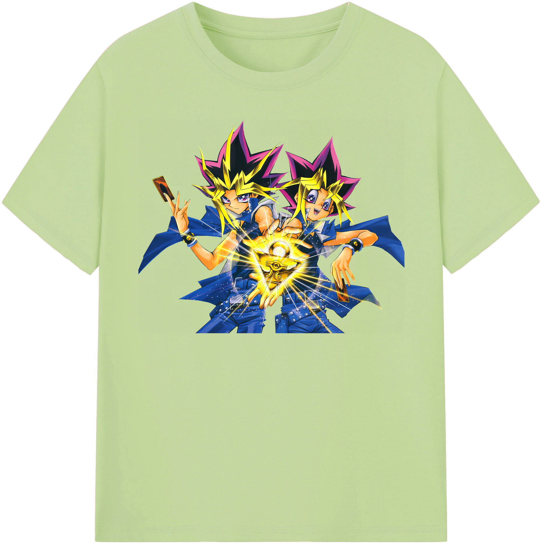 （画像用） 遊☆戯☆王 Yu-Gi-Oh! 綿100％半袖Tシャツ（フロントプリント）